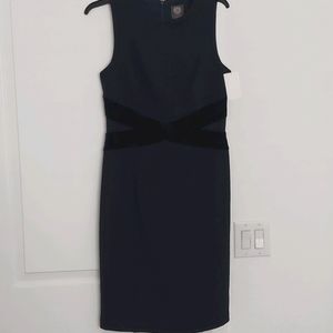 New navy blue sleeveless dress